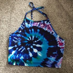 Tie dye halter crop top no longer available!!!